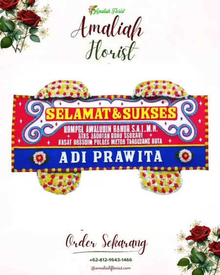 Papan Bunga Ucapan Selamat Sri Bawono
